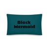 Black Mermaid Accent Pillow (Deep Sea Green) Accessories -